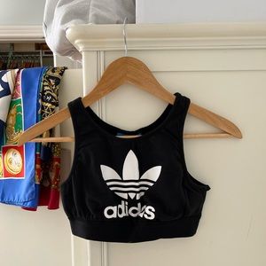 Adidas Vintage Sports Bra Top
